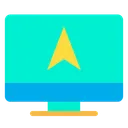 Free Monitor Flecha De Direccion Flecha De Navegacion Icono