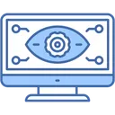 Free Monitoring Product Design Vision Icon