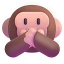 Free Monkey Color Icon