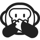 Free Monkey High Contrast Icon