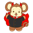 Free Monkey Halloween  Icon