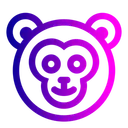 Free Monkey Face Animal Icon