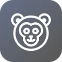 Free Monkey Face Animal Icon