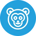 Free Monkey Face Animal Icon