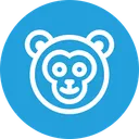 Free Monkey Face Animal Icon