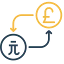 Free Monnaie Argent Conversion Icône