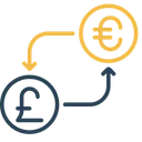 Free Monnaie Argent Conversion Icône