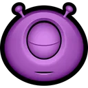 Free Morado Monstruo Extraterrestre Icono