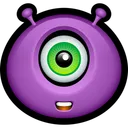 Free Morado Monstruo Extraterrestre Icono