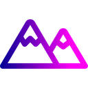 Free Montanha Lateral Vista Ícone