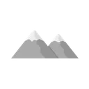 Free Montanha Lateral Vista Ícone