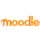 Free Moodle Plain Wordmark Icon