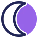 Free Moon Eclipse Crescent Icon