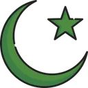 Free Moon Star Muslim Icon