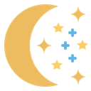 Free Moon Night Weather Icon