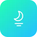 Free Moon Moonset Sea Icon