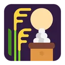 Free Viewing Ceremony Flat Icon