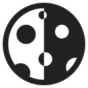 Free Quarter Moon High Icon