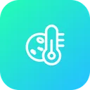 Free Moon Fullmoon Temperature Icon