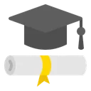 Free Mortarboard Education Graduation Icon