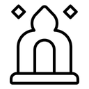 Free Moschee Fenster  Symbol