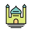 Free Mosque Islamic Mosque Filled Icon