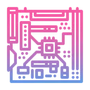 Free Mainboard Computer Component Icon