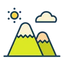 Free Mount Mountain Landscape Icon