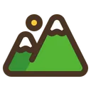 Free Mountain Nature Landscape Icon