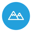 Free Mountain Side View Icon