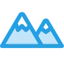 Free Mountain Side View Icon