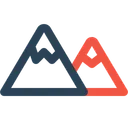 Free Mountain Side View Icon