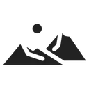 Free Camping Mountain Mountains Icon