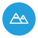 Free Mountain Side View Icon