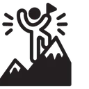 Free Peak Summit Flag Icon