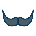 Free Twisted Moustache Fashion Grooming Icon