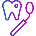 Free Mouth Mirror Dentist Dental Icon