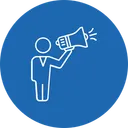 Free Mouth Publicity Announcement Icon