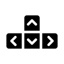Free Move Button Gaming Moving Icon