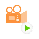 Free Movie Camera Turn Icon