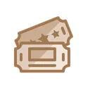 Free Movie Ticket Entry Icon