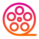 Free Movie Reel  Icon
