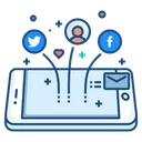 Free Movil Marketing Correo Icon