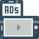 Free Movil Anuncios Publicidad Icon