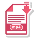 Free Mp 4 File Format Icon
