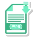 Free Mpg、ファイル、フォーマット アイコン