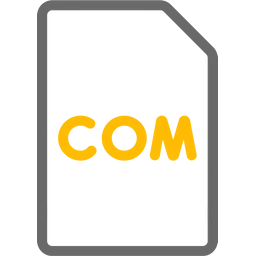 Free Ms Dos Command File Icon - Download in Dual Tone Style