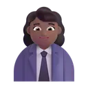 Free Oficina Trabajador Color Icono
