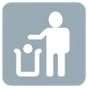 Free Abfall In Bin Symbol