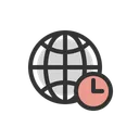 Free Mundo Tiempo Reloj Icon